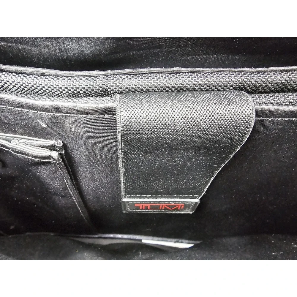 TUMI‎ Dark Brown Nylon Expandable Briefcase Messenger w Laptop Insert